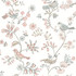 Chesapeake Jinjur Blush Bird Trail Wallpaper Flora & Fauna Covers about 56.4 square feet 20.5-in by 33-ft long roll Prepasted 10.5 - My Fabric Connection -