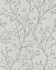 A-Street Prints Koura Platinum Branches Wallpaper Grey Resource Covers about 57.5 square feet China Unpasted 12.5-in repeat, drop match 20.9-in by 33-ft long roll - My Fabric Connection -