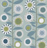 A-Street Prints Sisu Light Blue Floral Geometric Wallpaper Hannah Covers about 56.4 square feet Great Britain Unpasted 20.9-in repeat, straight match 20.5-in by 33-ft long roll - My Fabric Connection -