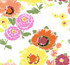 A-Street Prints Essie Yellow Painterly Floral Wallpaper Happy Covers about 56.4 square feet Great Britain Unpasted 20.9-in repeat, straight match 20.5-in by 33-ft long roll - My Fabric Connection -