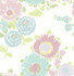 A-Street Prints Essie Pastel Painterly Floral Wallpaper Happy Covers about 56.4 square feet Great Britain Unpasted 20.9-in repeat, straight match 20.5-in by 33-ft long roll - My Fabric Connection -