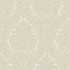 Sirpi Betina White Damask Wallpaper Italian Silk Covers about 57.5 square feet 20.9-in by 33-ft long roll Unpasted 20.9 - My Fabric Connection -