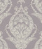 A-Street Prints Arlie Lavender Botanical Damask Wallpaper Middleton Covers about 56.4 square feet Great Britain Unpasted 24-in repeat, straight match 20.5-in by 33-ft long roll - My Fabric Connection -