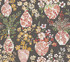 A-Street Prints Harper Brown Floral Vase Wallpaper Middleton Covers about 60.8 square feet United States Unpasted 25.25-in repeat, straight match 27-in by 27-ft long roll - My Fabric Connection -