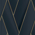Advantage Manfred Navy Modern Herringbone Wallpaper Passport Covers about 57.5 square feet France Unpasted 12.6-in repeat, drop match 20.9-in by 33-ft long roll - My Fabric Connection -