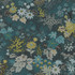 Advantage Vesper Teal Forest Floral Wallpaper Passport Covers about 57.5 square feet Germany Unpasted 10.4-in repeat, drop match 20.9-in by 33-ft long roll - My Fabric Connection -