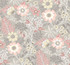 A-Street Prints Voysey Pink Floral Wallpaper Revival Covers about 60.8 square feet Great Britain Unpasted 25.25-in repeat, straight match 27-in by 27-ft long roll - My Fabric Connection -