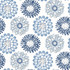 Chesapeake Sunkissed Blue Floral Wallpaper Sanibel Covers about 56.4 square feet 20.5-in by 33-ft long roll Prepasted 20.5 - My Fabric Connection -