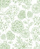 A-Street Prints Ada Green Floral Wallpaper Scott Living II Covers about 56.4 square feet Great Britain Unpasted 25.2-in repeat, straight match 20.5-in by 33-ft long roll - My Fabric Connection -
