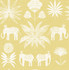 A-Street Prints Bazaar Yellow Elephant Oasis Wallpaper Seychelles Covers about 56.4 square feet Great Britain Unpasted 20.9-in repeat, straight match 20.5-in by 33-ft long roll - My Fabric Connection -