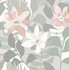 A-Street Prints Koko Grey Floral Wallpaper Seychelles Covers about 56.4 square feet Great Britain Unpasted 20.9-in repeat, drop match 20.5-in by 33-ft long roll - My Fabric Connection -