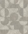 Advantage Barcelo Grey Circles Wallpaper Splash Covers about 57.5 square feet 20.9-in by 33-ft long roll Unpasted 15.7 - My Fabric Connection -