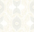 A-Street Prints Villa Bone Embellished Ogee Wallpaper Terrace Covers about 60.8 square feet 27-in by 27-ft long roll Unpasted 25.25 - My Fabric Connection -