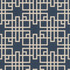 Advantage Mana Navy Trellis Wallpaper Windsong Covers about 57.5 square feet Germany Unpasted 20.9-in repeat, straight match 20.9-in by 33-ft long roll - My Fabric Connection -