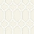 Chesapeake Chervil Cream Trellis Wallpaper Wildflower Covers about 56.4 square feet United States Prepasted 20.5-in repeat, straight match 20.5-in by 33-ft long roll - My Fabric Connection -