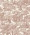 Chesapeake Spinney Red Toile Wallpaper Wildflower Covers about 56.4 square feet United States Prepasted 24-in repeat, half drop match 20.5-in by 33-ft long roll - My Fabric Connection -