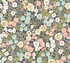 ohpopsi Flora Peach Garden Wallpaper Glasshouse Covers about 54.2 square feet Great Britain Unpasted 31.9-in repeat, half drop match 19.7-in by 33-ft long roll - My Fabric Connection -