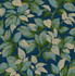 Advantage Canopy Navy Leaf Wallpaper Westbury Forest Covers about 56.4 square feet Great Britain Unpasted 20.9-in repeat, drop match 20.5-in by 33-ft long roll - My Fabric Connection -