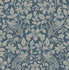 Advantage Marlow Dark Blue Bird Vine Wallpaper Westbury Forest Covers about 56.4 square feet Great Britain Unpasted 20.9-in repeat, straight match 20.5-in by 33-ft long roll - My Fabric Connection -