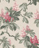 Advantage Chestnut Pink Floral Wallpaper Westbury Forest Covers about 56.4 square feet Great Britain Unpasted 25.2-in repeat, straight match 20.5-in by 33-ft long roll - My Fabric Connection -
