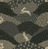 A-Street Prints Peter Black Rabbit Fields Wallpaper Whimsy Covers about 56.4 square feet Great Britain Unpasted 20.9-in repeat, straight match 20.5-in by 33-ft long roll - My Fabric Connection -