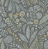 A-Street Prints Briar Grey Floral Wallpaper Whimsy Covers about 56.4 square feet Great Britain Unpasted 10.4-in repeat, drop match 20.5-in by 33-ft long roll - My Fabric Connection -