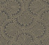Antonina Vella Cabaret Black Metallic Wallpaper Antonina Vella Deco Covers about 60.8 square feet United States Unpasted 25.25-in repeat, straight match 27-in by 27-ft long roll - My Fabric Connection -