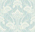 Antonina Vella Nouveau Damask Blue Wallpaper Antonina Vella Deco Covers about 60.8 square feet United States Unpasted 25.25-in repeat, straight match 27-in by 27-ft long roll - My Fabric Connection -
