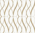 Antonina Vella Graceful Geo Cream & Gold Wallpaper Antonina Vella Modern Metals Second Edition Covers about 60.5 square feet 27-in by 26.9-ft long roll Unpasted 25.2 - My Fabric Connection -
