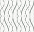 Antonina Vella Graceful Geo White & Silver Wallpaper Antonina Vella Modern Metals Second Edition Covers about 60.5 square feet 27-in by 26.9-ft long roll Unpasted 25.2 - My Fabric Connection -