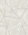 Antonina Vella Nazca Neutral & Silver Wallpaper Antonina Vella Modern Metals Second Edition Covers about 57.2 square feet China Unpasted 25.2-in repeat, drop match 20.8-in by 33-ft long roll - My Fabric Connection -