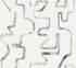 York Wallcoverings Abstract Aura Green & Grey Wallpaper Artistic Abstracts Covers about 60.8 square feet Unpasted 24-in repeat, straight match 27-in by 27-ft long roll - My Fabric Connection -