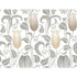 Ronald Redding Canterbury Bells Neutral Wallpaper Arts and Crafts Covers about 60.8 square feet 27-in by 27-ft long roll Unpasted 24 - My Fabric Connection -