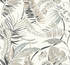 Inspired by Color Tropical Toss White Wallpaper Beige & Neutrals Covers about 60.8 square feet Prepasted 25.25-in repeat, straight match 27-in by 27-ft long roll - My Fabric Connection -