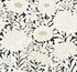 York Wallcoverings Wood Block Blooms Black & Gold Wallpaper Black & White Resource Library Covers about 60.8 square feet Prepasted 25.25-in repeat, straight match 27-in by 27-ft long roll - My Fabric Connection -