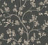 Inspired by Color Dahlia Trail Black & Taupe Wallpaper Black & White, III Covers about 60.8 square feet 27-in by 27-ft long roll Prepasted 25.25 - My Fabric Connection -