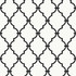 Inspired by Color Modern Trellis Black Wallpaper Black & White, III Covers about 56.4 square feet Prepasted 6.875-in repeat, straight match 20.5-in by 33-ft long roll - My Fabric Connection -