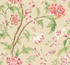 York Wallcoverings Teahouse Floral Cream & Coral Wallpaper Blooms Covers about 60.8 square feet Unpasted 25.25-in repeat, drop match 27-in by 27-ft long roll - My Fabric Connection -