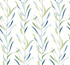 Inspired by Color Chloe Vine Peacock Wallpaper Blues II Covers about 60.8 square feet Prepasted 24-in repeat, straight match 27-in by 27-ft long roll - My Fabric Connection -