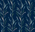 Inspired by Color Chloe Vine Indigo Wallpaper Blues II Covers about 60.8 square feet Prepasted 24-in repeat, straight match 27-in by 27-ft long roll - My Fabric Connection -