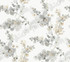 Candice Olson Blossom Fling Steel Wallpaper Candice Olson Casual Elegance Covers about 60.8 square feet Unpasted 24-in repeat, straight match 27-in by 27-ft long roll - My Fabric Connection -