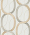 Candice Olson Interlock Dark Taupe Wallpaper Candice Olson Modern Nature 2nd Edition Covers about 56.4 square feet Unpasted 24-in repeat, straight match 20.5-in by 33-ft long roll - My Fabric Connection -