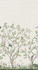 Ronald Redding Lingering Garden White Wall Mural Classics Covers 2 panels - measures 5.5-ft wide by 10.2-ft tall when assembled Unpasted No repeat, random match 33.25-in by 10.2-ft long roll - My Fabric Connection -