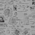 York Wallcoverings Marvels Heroes Schematics Grey & Black Wallpaper Disney Kids Vol. 4 Covers about 56.4 square feet 20.5-in by 33-ft long roll Unpasted 20.5 - My Fabric Connection -