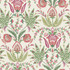 York Wallcoverings Seaside Jacobean Green & Red Wallpaper Mediterranean Covers about 56.4 square feet Prepasted 20.5-in repeat, straight match 20.5-in by 33-ft long roll - My Fabric Connection -