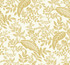 Rifle Paper Co. Canopy Gold & White Wallpaper Rifle Paper Co. Covers about 60.8 square feet 27-in by 27-ft long roll Unpasted 25.25 - My Fabric Connection -