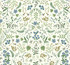 Rifle Paper Co. Wildwood Blue & Green Wallpaper Rifle Paper Co. Covers about 60.8 square feet Unpasted 25.25-in repeat, straight match 27-in by 27-ft long roll - My Fabric Connection -