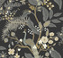 Rifle Paper Co. Peacock Black Wallpaper Rifle Paper Co. Covers about 60.8 square feet Unpasted 25.25-in repeat, drop match 27-in by 27-ft long roll - My Fabric Connection -