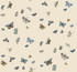 Rifle Paper Co. Butterfly House Linen Wallpaper Rifle Paper Co. 3rd Edition Covers about 60.8 square feet Unpasted 25.25-in repeat, straight match 27-in by 27-ft long roll - My Fabric Connection -