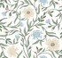 Rifle Paper Co. Aster White Wallpaper Rifle Paper Co. 3rd Edition Covers about 60.8 square feet 27-in by 27-ft long roll Unpasted 25.25 - My Fabric Connection -